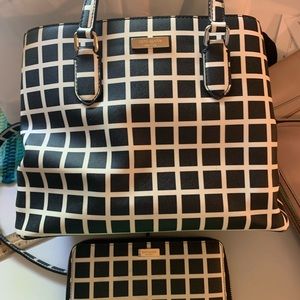 Kate Spade bag with matching wallet